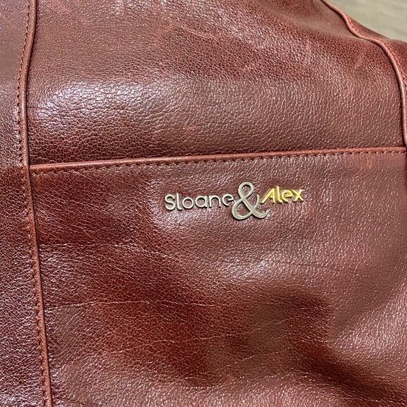 Sloane & Alex Bags Sloane Alex Angie Leather Hobo Crossbody Bag